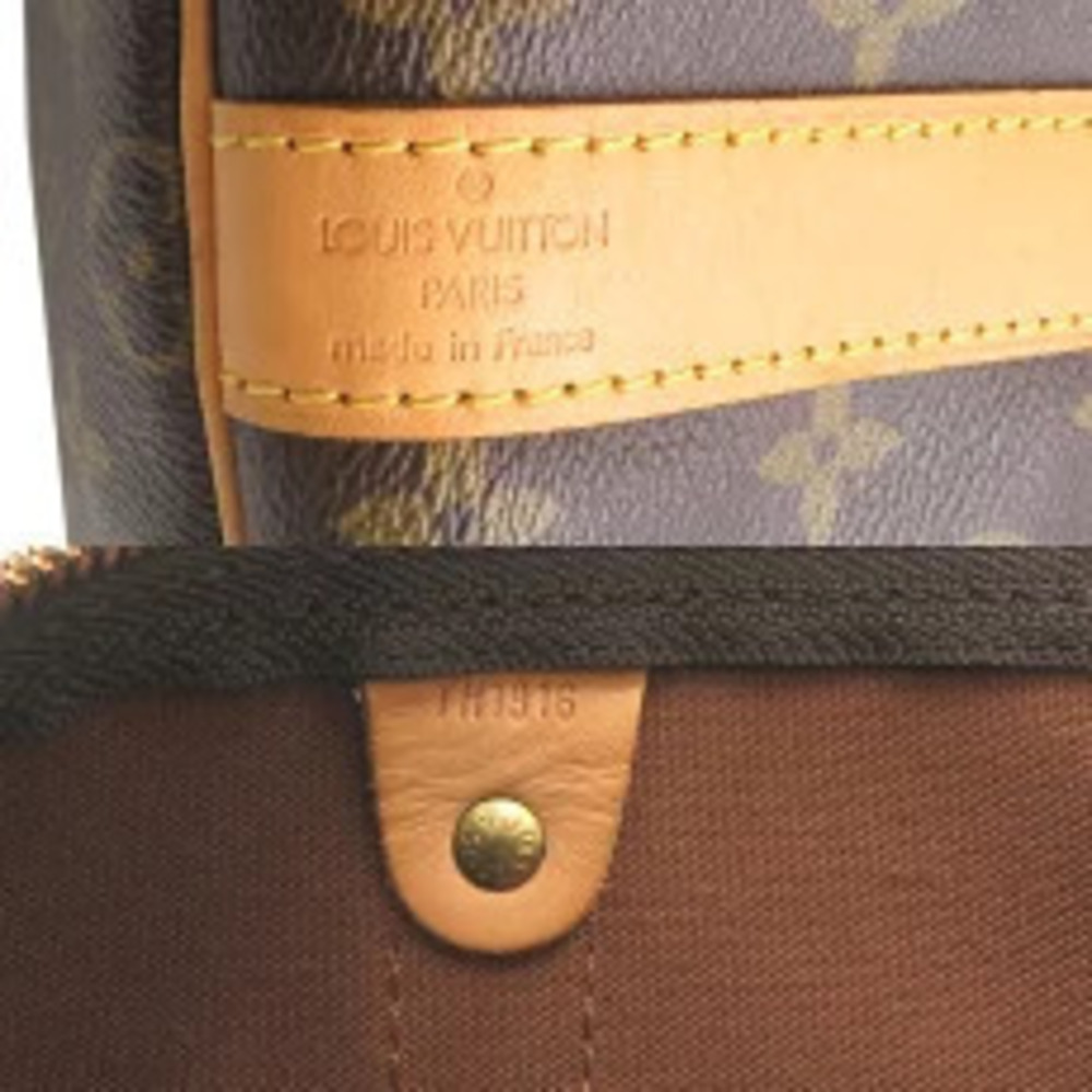 Louis Vuitton Bandoulire Keepall Bag Brown Monogram Boston - Picture 7 of 10